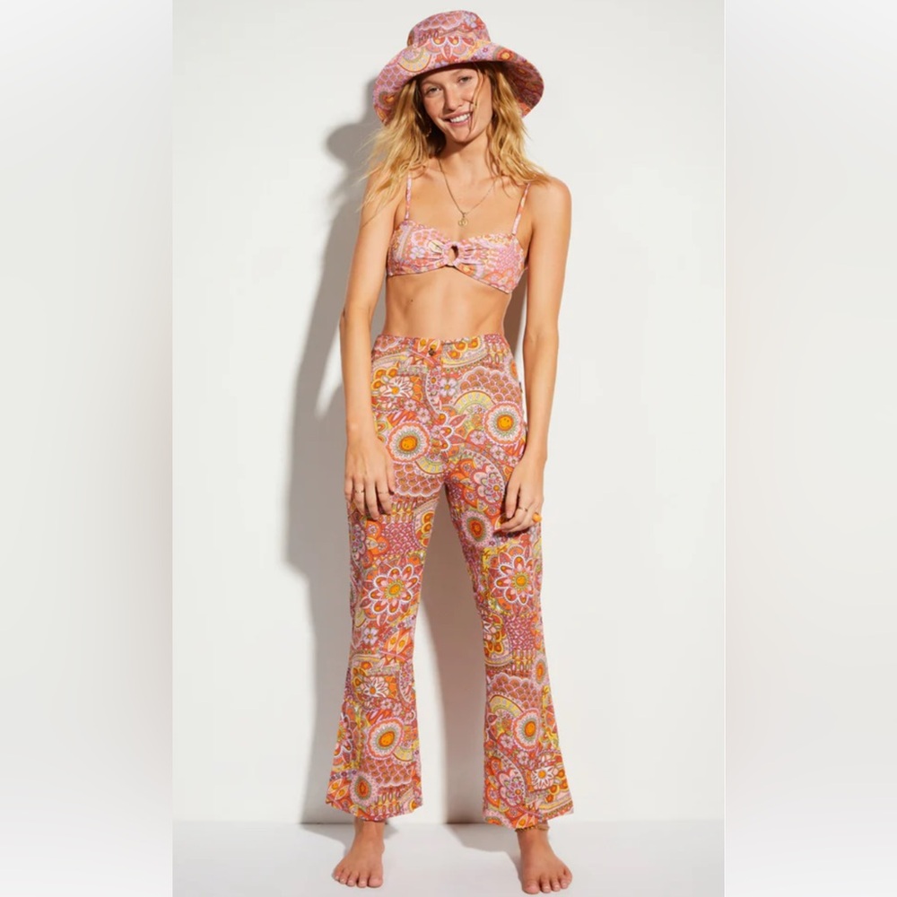 BILLABONG X SMILEY linen blend pants